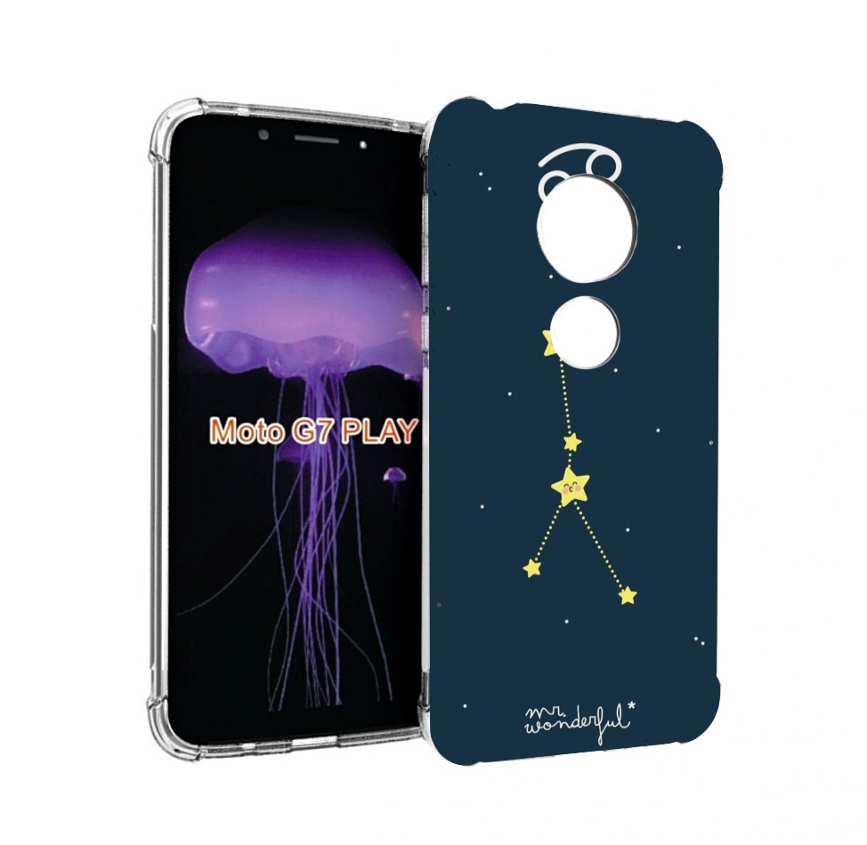 

Чехол MyPads знак-зодиака-рак-3 для Motorola Moto G7 Play, Прозрачный, Tocco