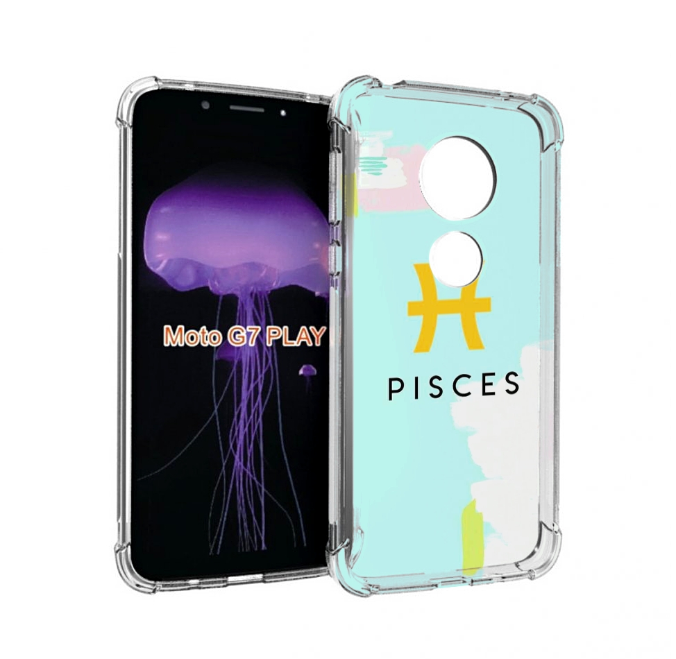 

Чехол MyPads знак-зодиака-рыбы-2 для Motorola Moto G7 Play, Прозрачный, Tocco