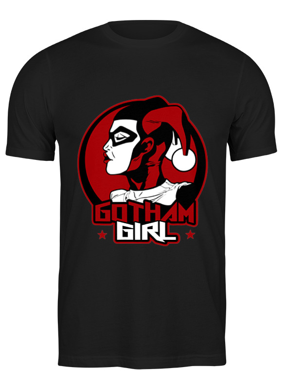 

Футболка мужская Printio Gotham girl черная XL, Gotham girl