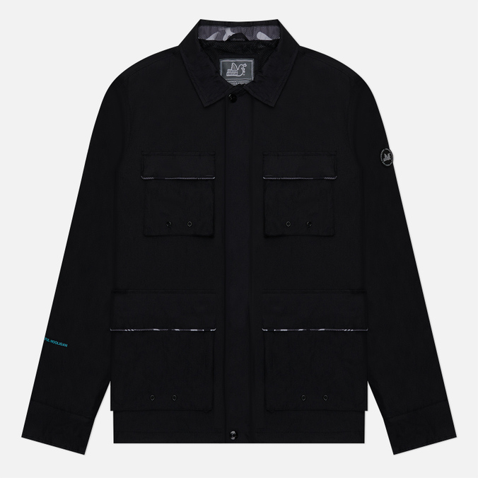 Мужская куртка ветровка Peaceful Hooligan Mountbatten Overshirt чёрный, Размер M