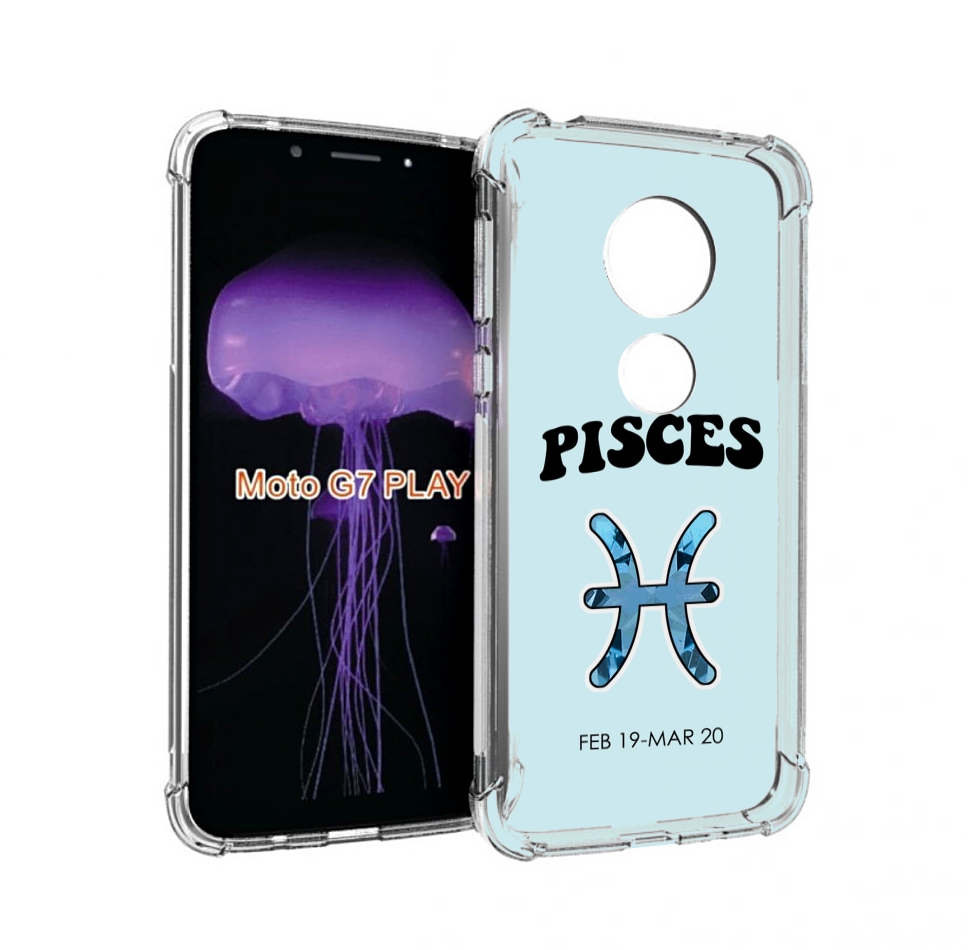

Чехол MyPads знак-зодиака-рыбы-3 для Motorola Moto G7 Play, Прозрачный, Tocco
