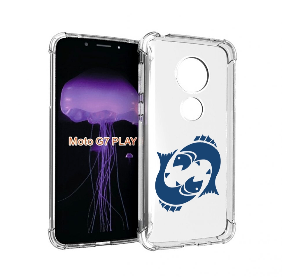

Чехол MyPads знак-зодиака-рыбы-7 для Motorola Moto G7 Play, Прозрачный, Tocco