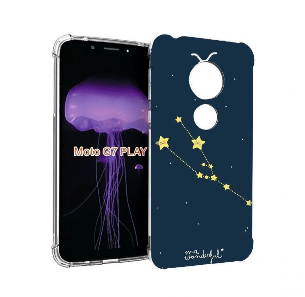 

Чехол MyPads знак-зодиака-телец-4 для Motorola Moto G7 Play, Прозрачный, Tocco