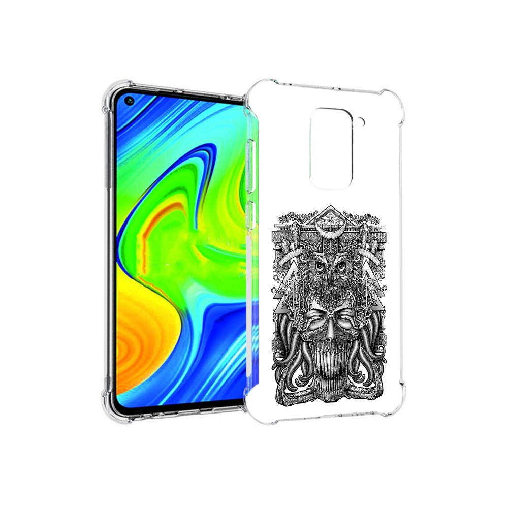 Чехол MyPads Tocco для Xiaomi Redmi Note 9 зубастая сова (PT150805.258.369)