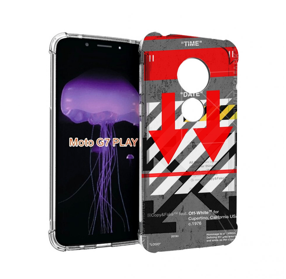 

Чехол MyPads знаки-логотипы для Motorola Moto G7 Play, Прозрачный, Tocco