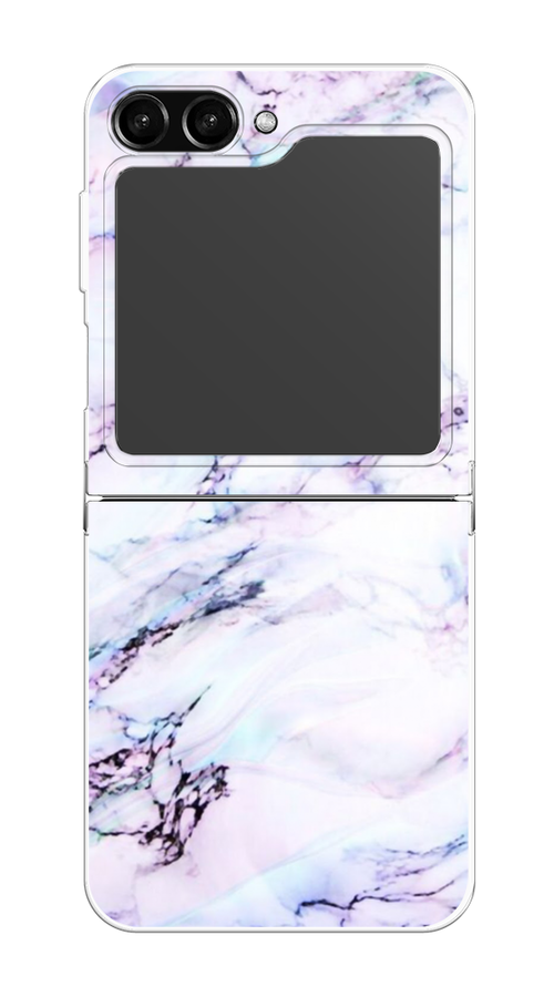 

Чехол на Samsung Galaxy Z Flip 5 "Радужный мрамор", Серый;фиолетовый, 2108350-3
