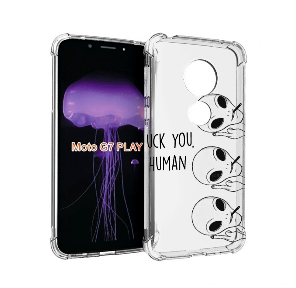 

Чехол MyPads инопланетяне для Motorola Moto G7 Play, Прозрачный, Tocco