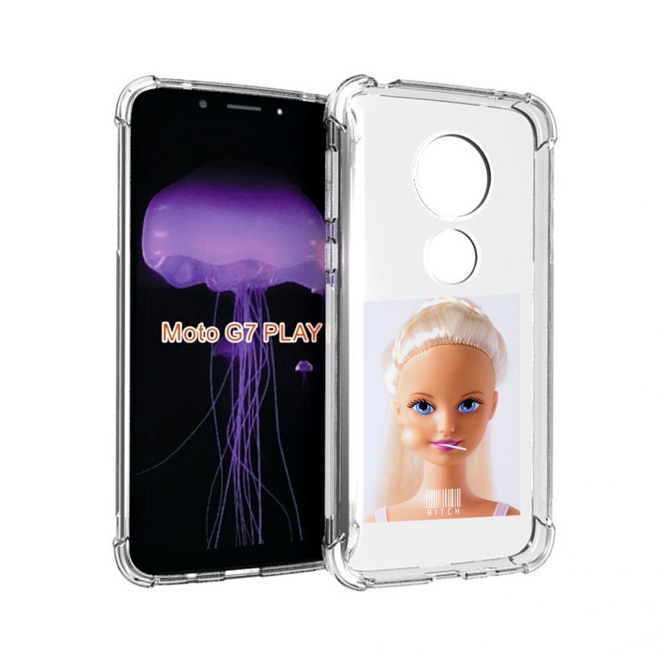 

Чехол MyPads барби для Motorola Moto G7 Play, Прозрачный, Tocco