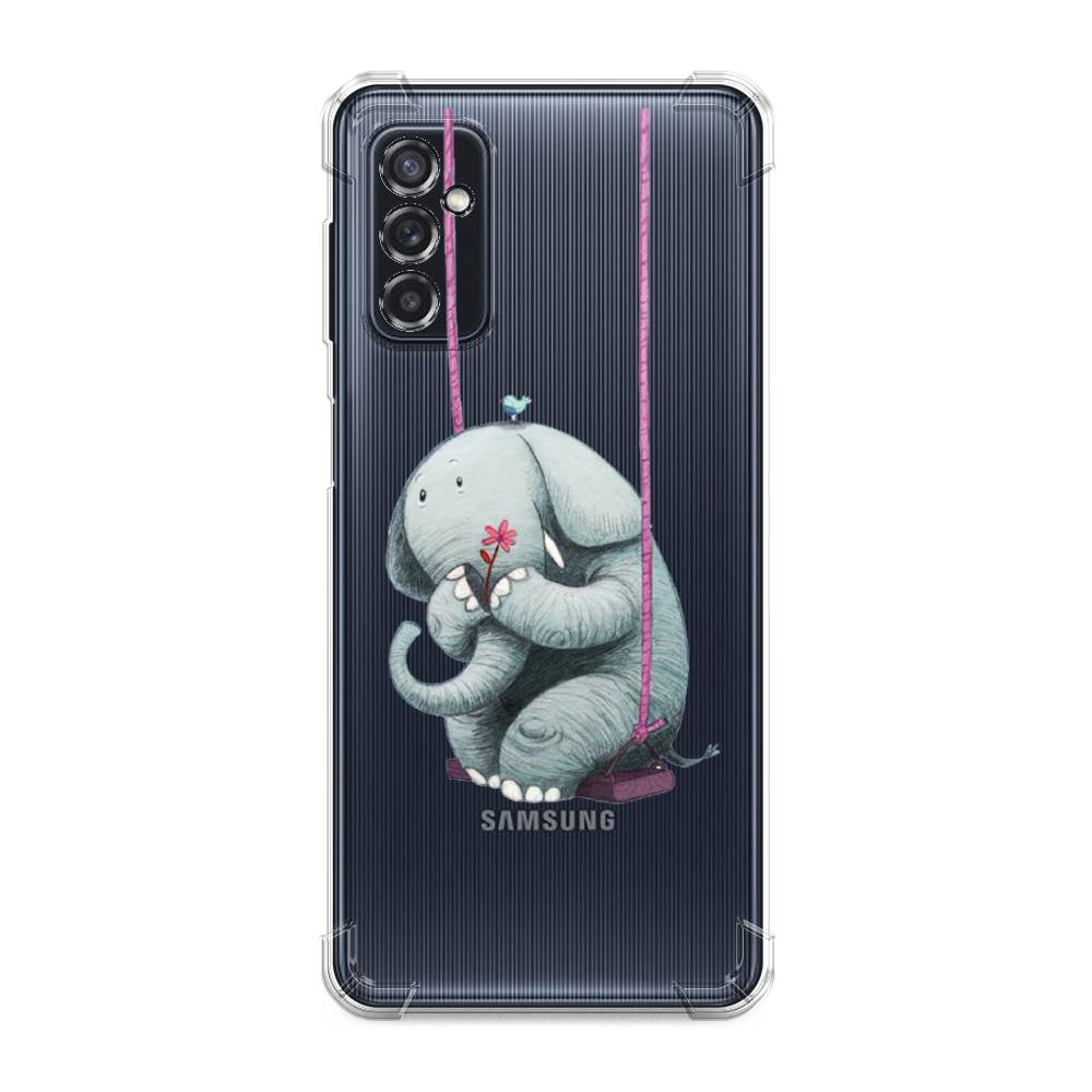 

Чехол Awog на Samsung Galaxy M52 / Самсунг M52 "Грустный слоник", Разноцветный, 2104351-1