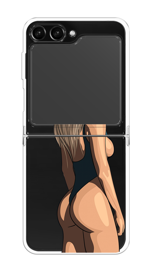 фото Чехол на samsung galaxy z flip 5 "девушка в черном купальнике" case place