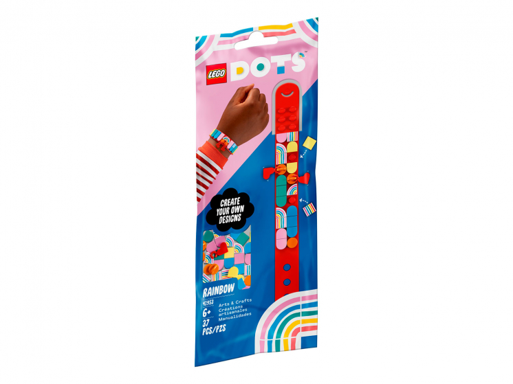 

Браслет с шармами Радуга LEGO DOTS 41953 37 деталей
