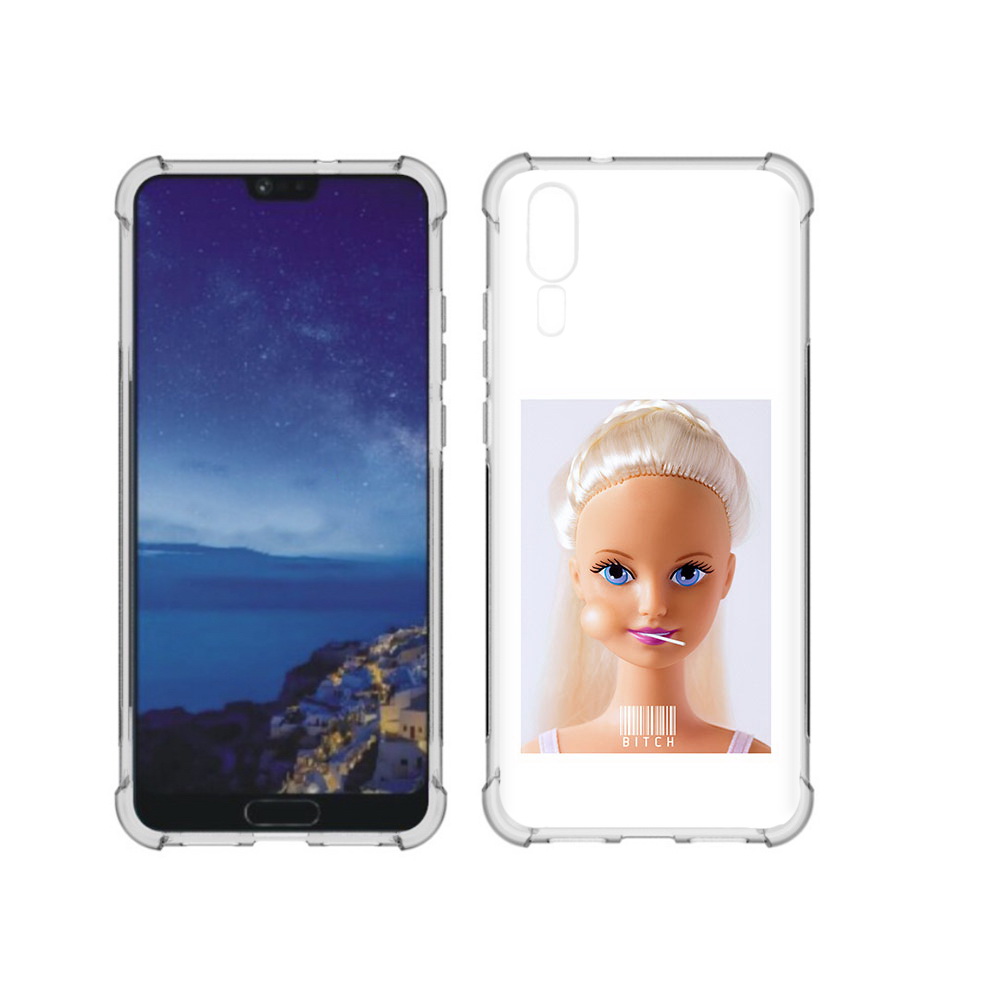 

Чехол MyPads Tocco для Huawei P20 барби (PT108006.52.226), Прозрачный, Tocco