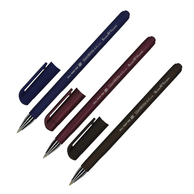 

Ручка шариковая SlimWriteORIGINAL 0.5 мм,син(3цв.кор)20-0006, (4шт.)