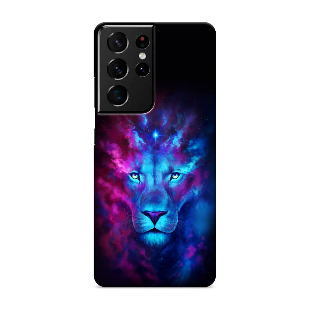

Пластиковый чехол "Космический лев" на Samsung Galaxy S21 Ultra, 2102220-1