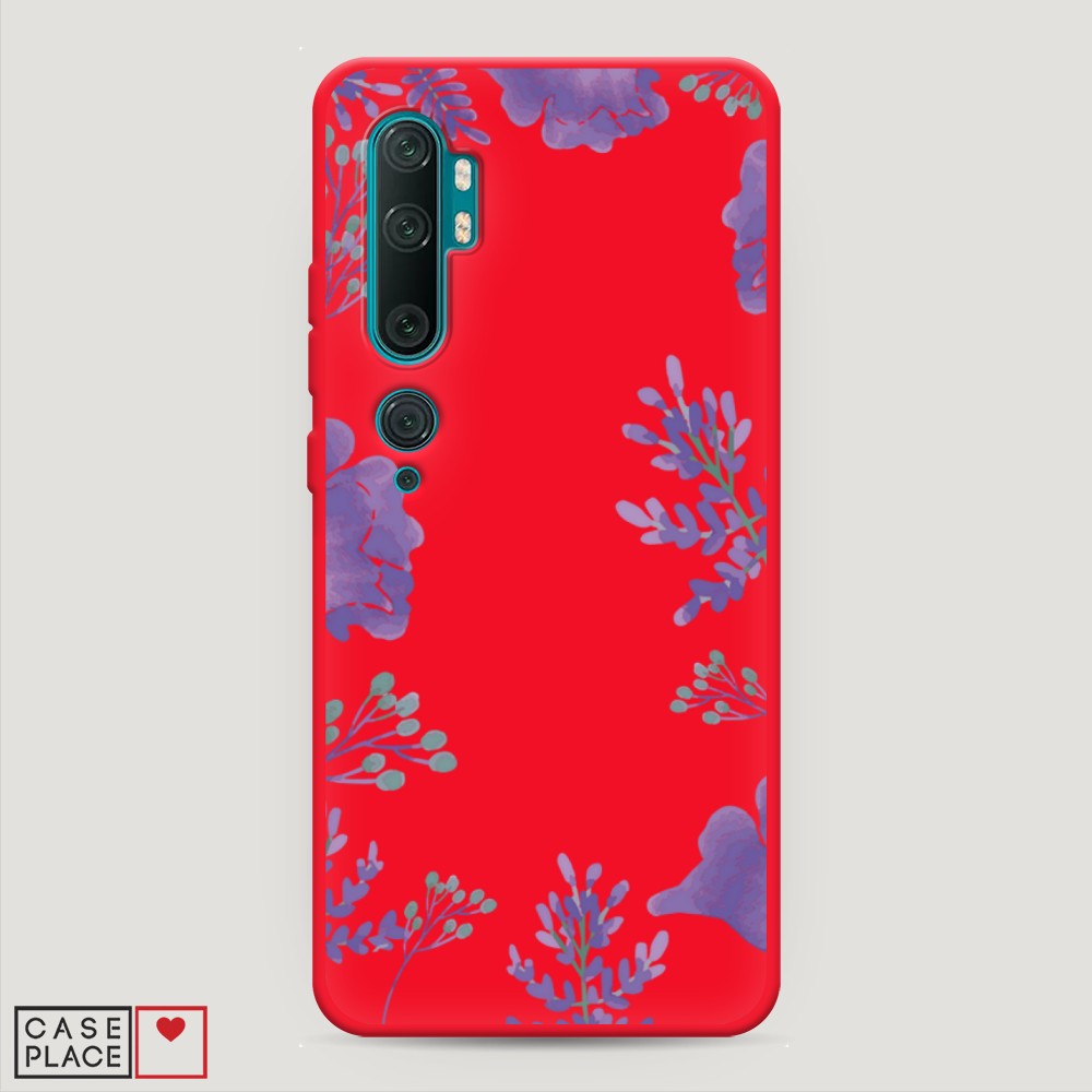 

Чехол Awog на Xiaomi Mi Note 10/Mi Note 10 Pro "Сиреневая цветочная рамка", Разноцветный, 37353-1