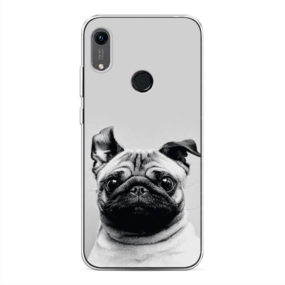 фото Чехол awog "ушастый мопс" для honor 8a (8a pro/prime)