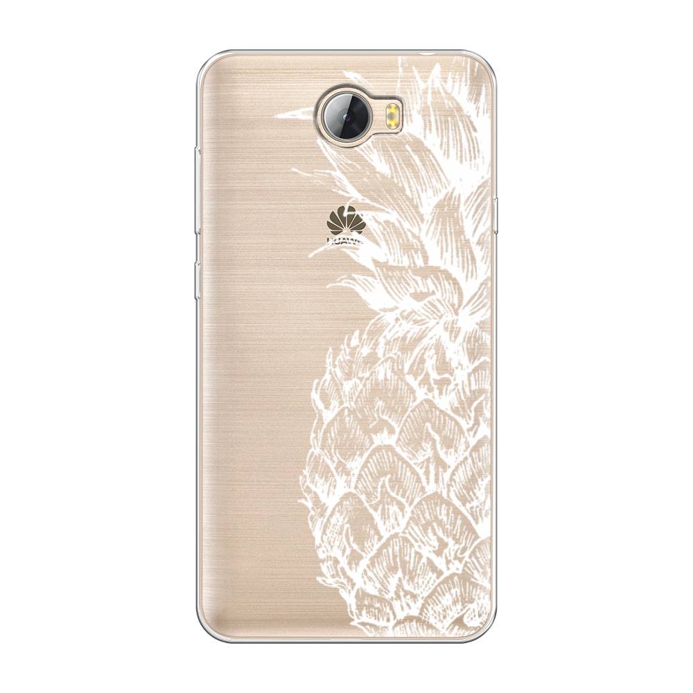 

Чехол Awog на Huawei Y5 II "Ананас графика белая", Разноцветный, 61950-10