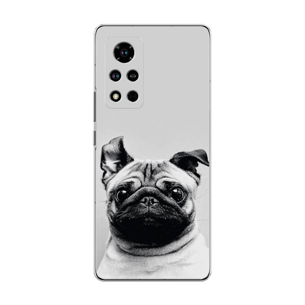 фото Чехол awog "ушастый мопс" для honor v40