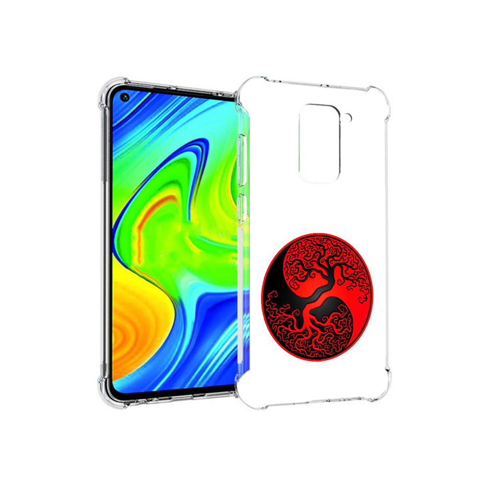Чехол MyPads Tocco для Xiaomi Redmi Note 9 инь янь дерево (PT150805.258.379)