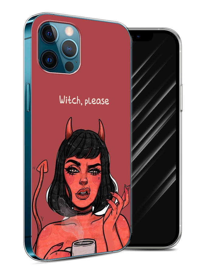 фото Чехол awog на apple iphone 12 / айфон 12 "evil girl"