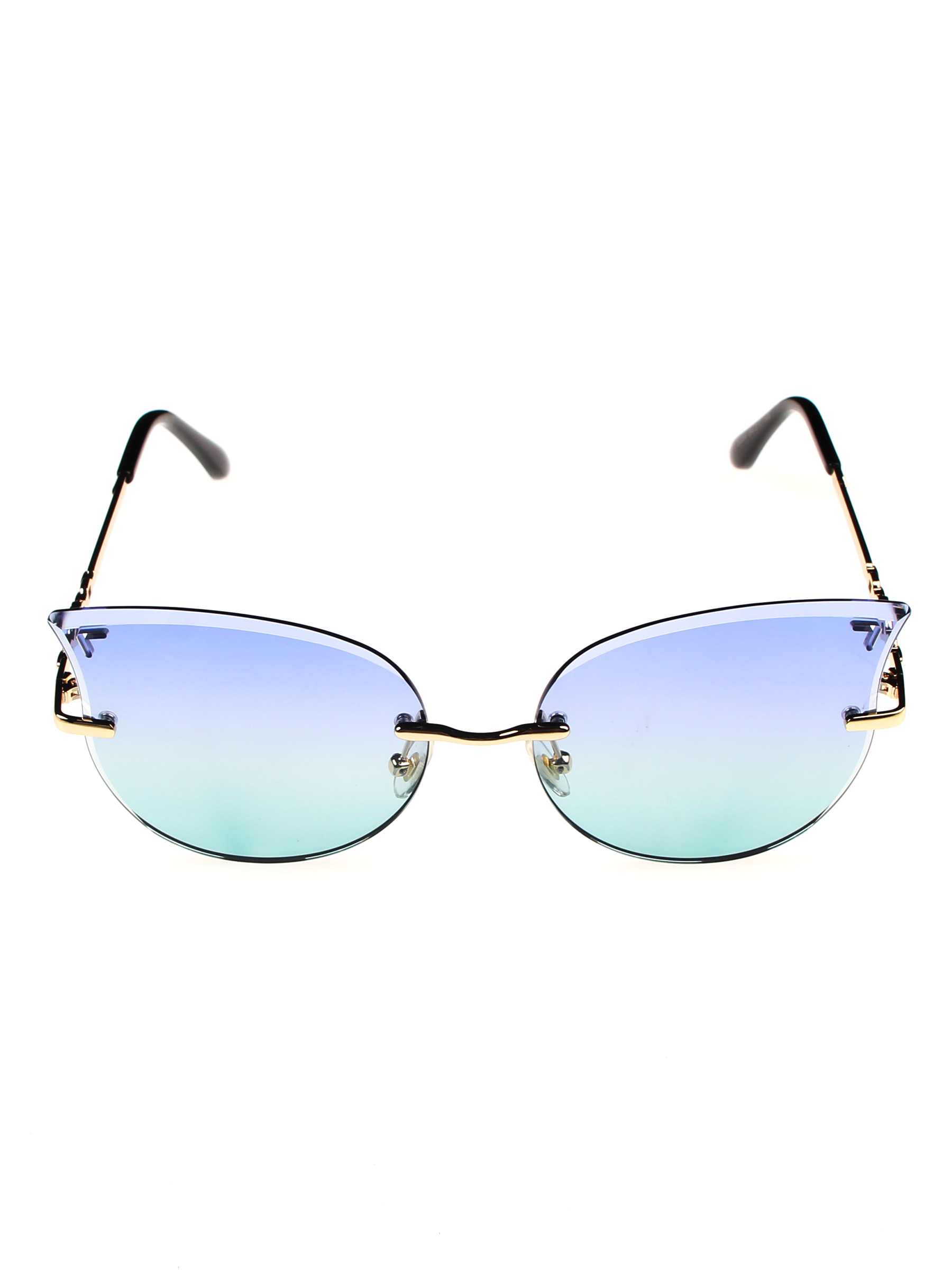Солнцезащитные очки женские Pretty Mania NDP006 синие/зеленые