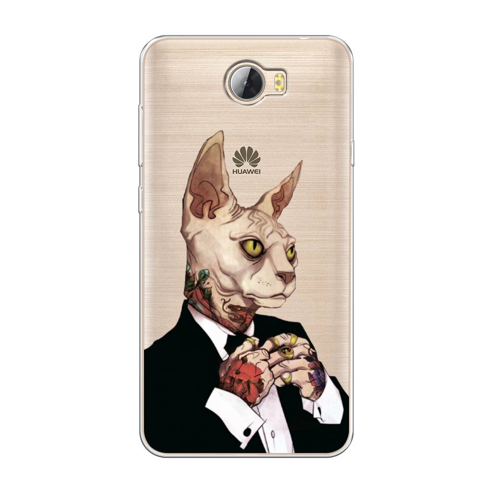 

Чехол Awog на Huawei Y5 II "Татуированный сфинкс", Разноцветный, 61950-7
