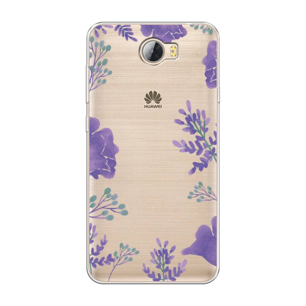 

Чехол Awog на Huawei Y5 II "Сиреневая цветочная рамка", Разноцветный, 61950-8