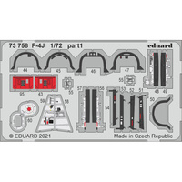 

73758 Eduard 1/72 Набор фототравления для F-4J, Однотонный