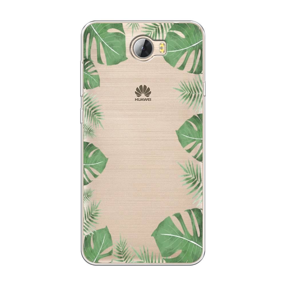 

Чехол Awog на Huawei Y5 II "Листья папоротника рамка", Разноцветный, 61950-8