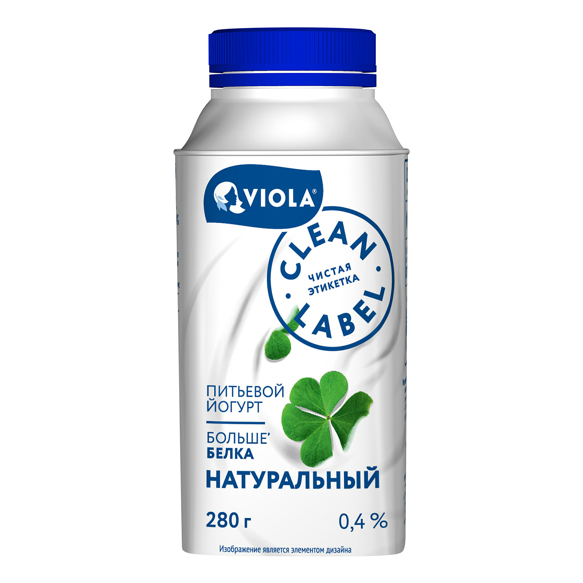 Питьевой йогурт Viola натуральный 0,4% 280 г