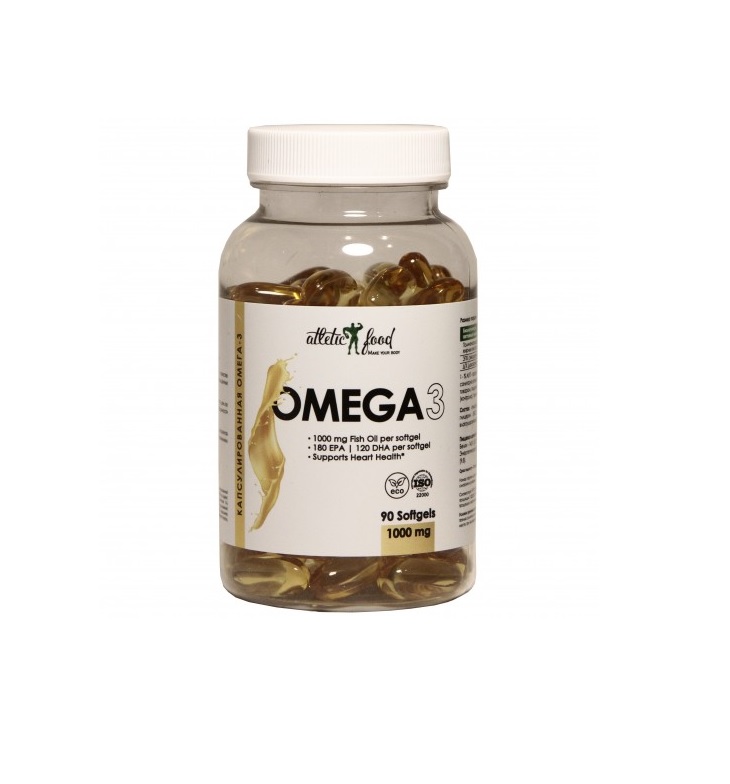 Atletic Food Omega-3 1000 mg 90 капсул