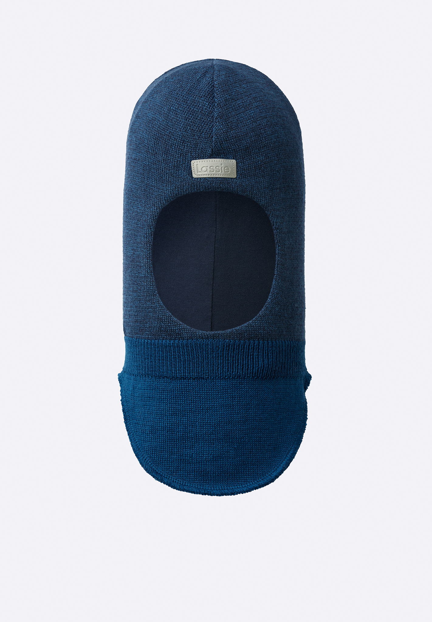 Шапка-шлем Lassie для мальчиков, синяя, размер 046, 7300016B6821046 синяя шапка шлем из шерсти jan