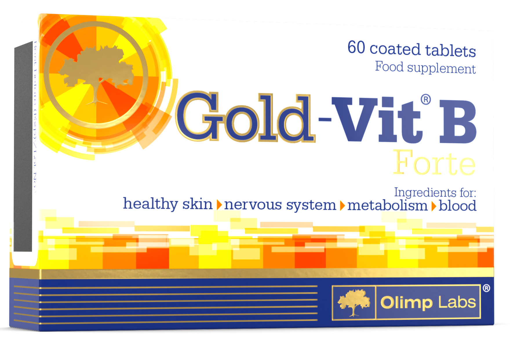 фото Комплекс витаминов b olimp labs gold-vit b forte 60 таб. (190 мг.)