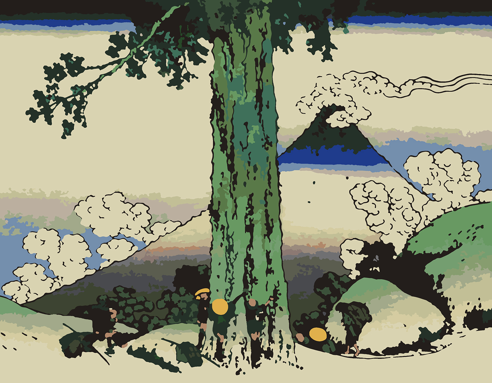 

Картина по номерам Красиво Красим Японская Живопись 90х120 см, Японская Живопись