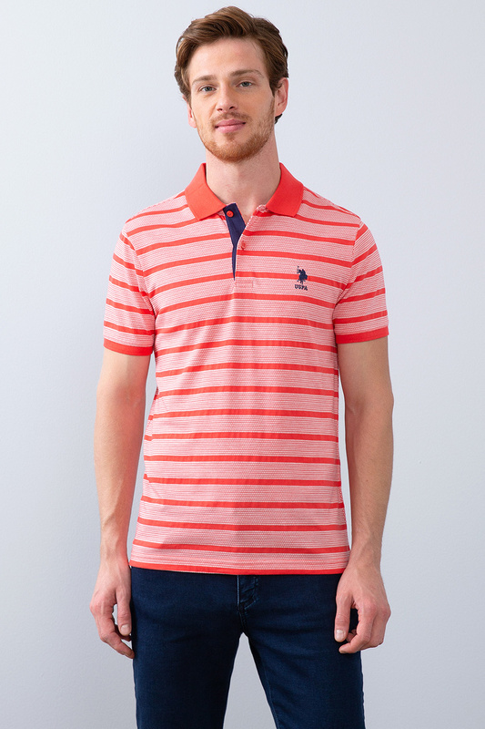 

Футболка-поло мужская G081GL0110PLAG U.S. POLO Assn. розовая S, G081GL0110PLAG