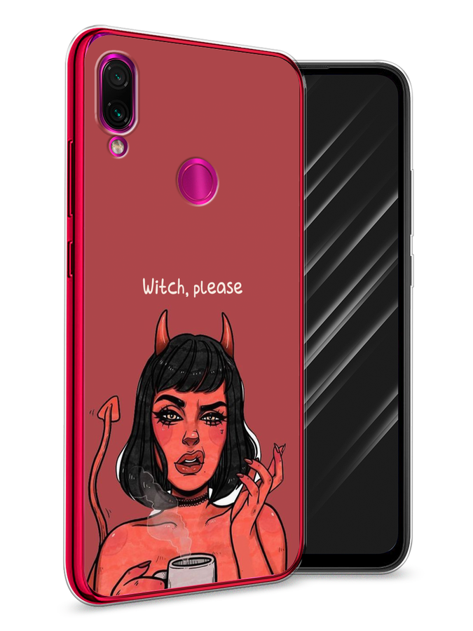 

Чехол Awog на Xiaomi Redmi Note 7 "Evil Girl", Разноцветный, 34750-6