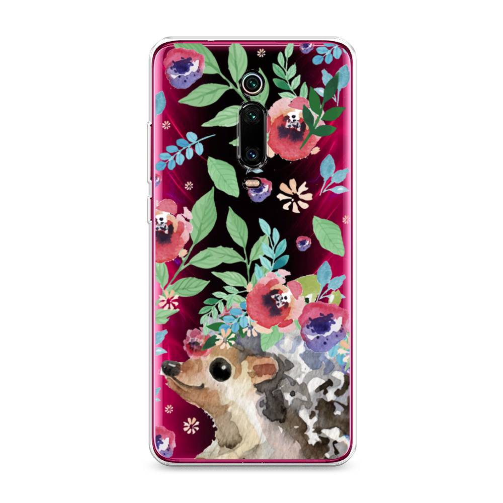 

Чехол Awog на Xiaomi Redmi K20/K20 Pro/Mi 9T/9T Pro "Ежик в цветах акварель", Разноцветный, 35550-2