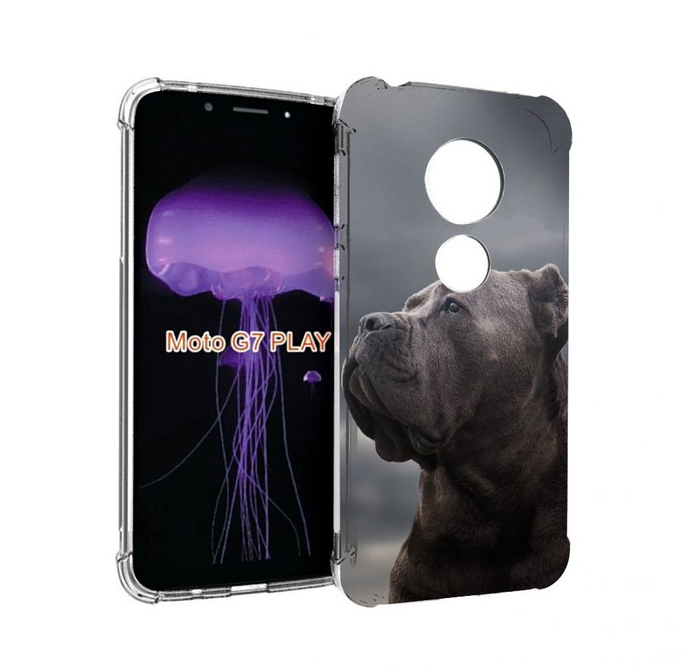 

Чехол MyPads кане корсо для Motorola Moto G7 Play, Прозрачный, Tocco