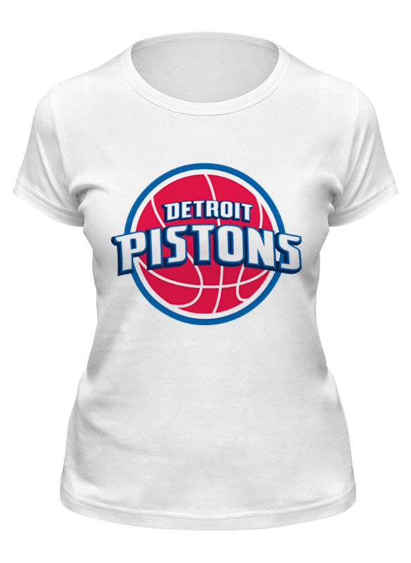 

Футболка женская Printio Detroit pistons белая L, Белый, Detroit pistons