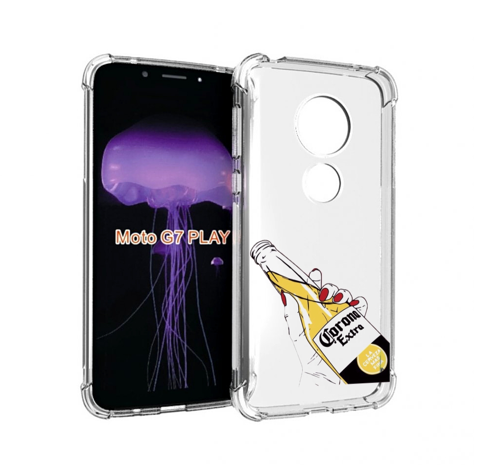 

Чехол MyPads корона екстра для Motorola Moto G7 Play, Прозрачный, Tocco