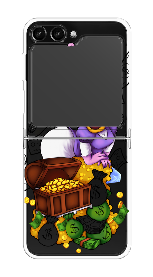 фото Чехол на samsung galaxy z flip 5 "rich daisy duck" case place