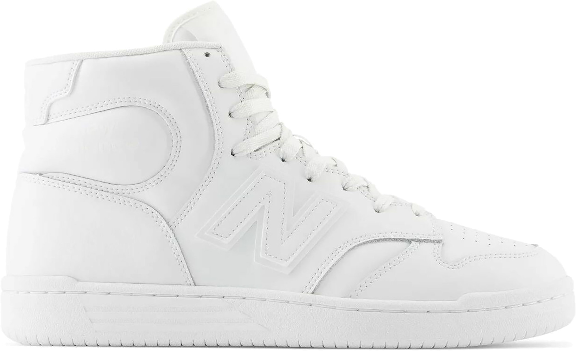 

Кеды мужские New Balance BB480 MID белые 9 US, Белый, BB480 MID