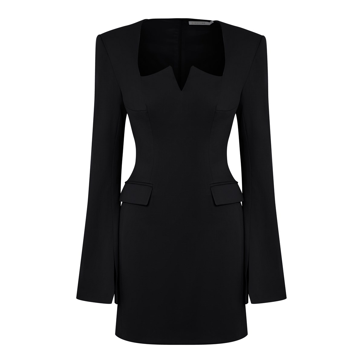 

Платье женское Djonfabe Brand 36921 черное M, Черный, 36921