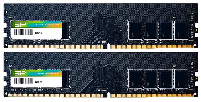 Оперативная память Silicon Power 16Gb DDR4 3200MHz (SP016GXLZU320B2A) (2x8Gb KIT)