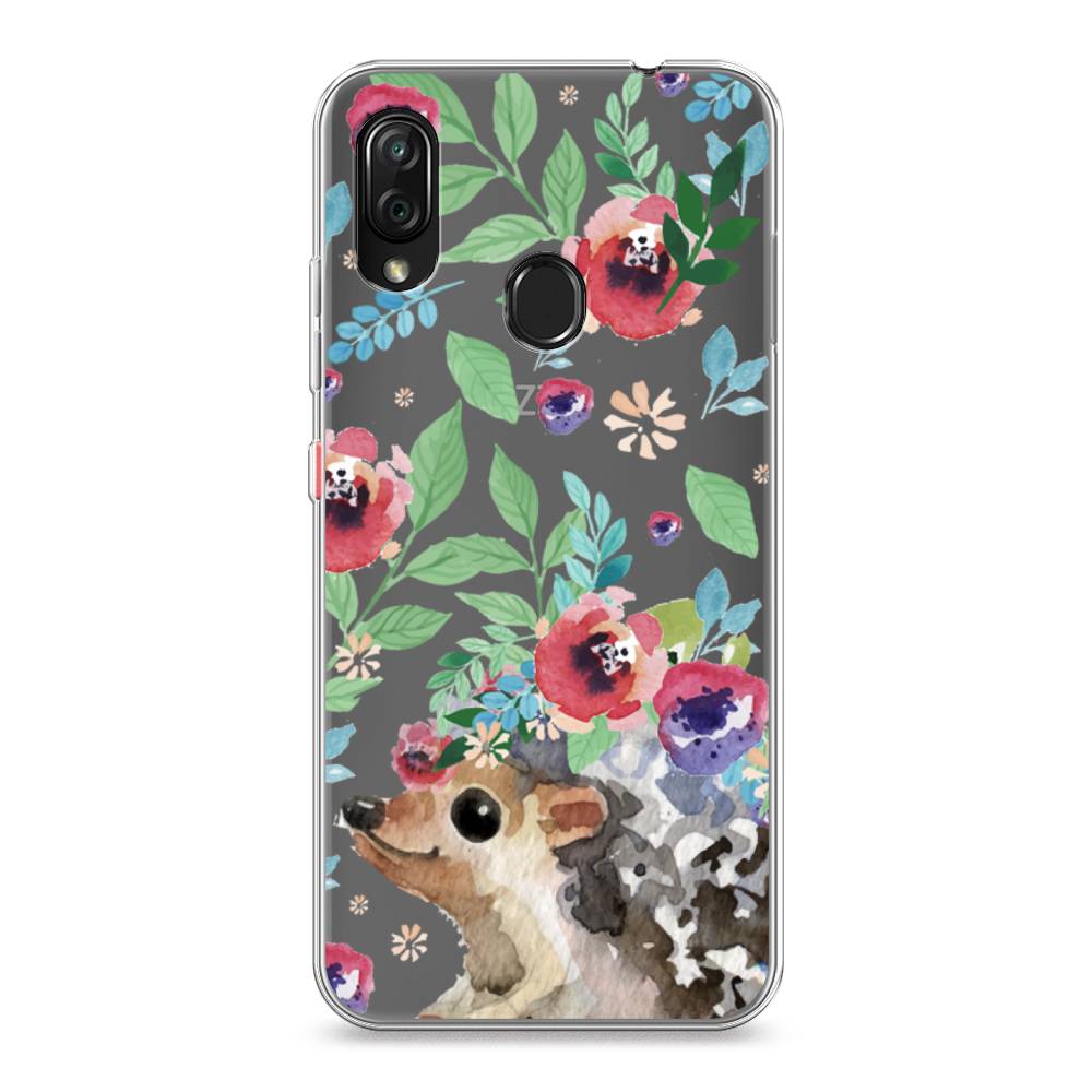 

Чехол Awog на ZTE Blade V10 Vita / ЗТЕ Блэйд V10 Vita "Ежик в цветах акварель", Разноцветный, 132650-2