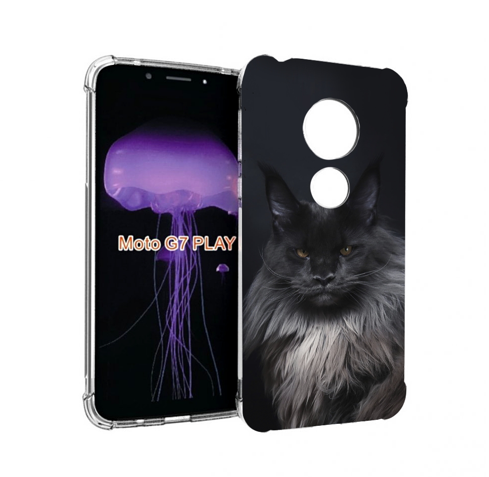 

Чехол MyPads кошка меин кун 2 для Motorola Moto G7 Play, Прозрачный, Tocco