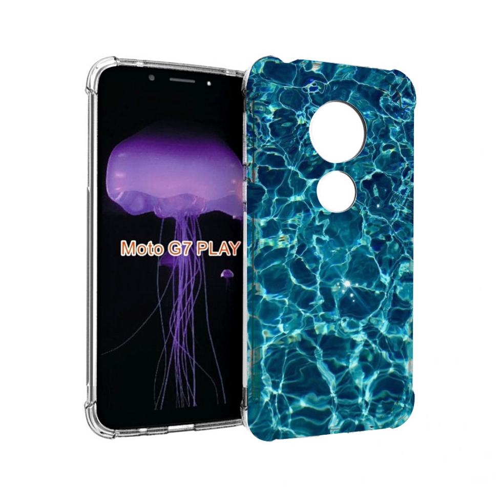 

Чехол MyPads красивая голубая вода для Motorola Moto G7 Play, Прозрачный, Tocco