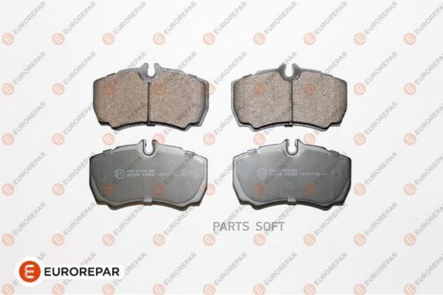

Тормозные колодки EUROREPAR дисковые 1617284180