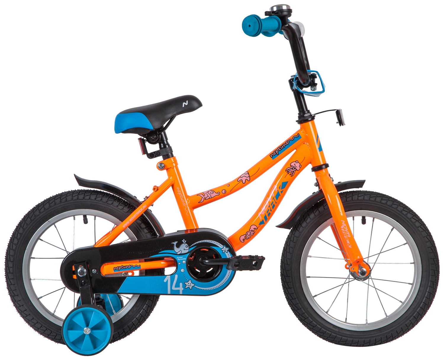 Велосипед Novatrack Neptune оранжевый 14