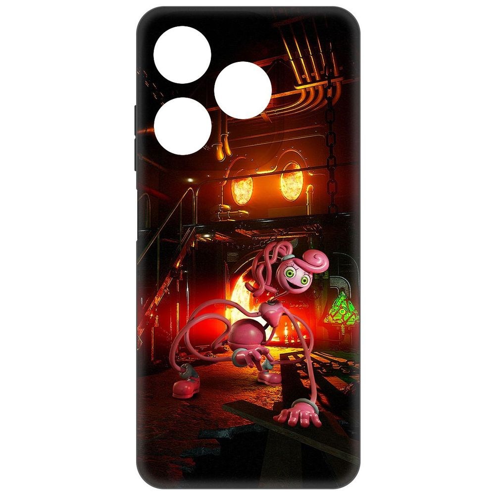 

Чехол-накладка Софт Хаги Ваги - Мама Длинные Ноги для Tecno Spark 10C, Черный